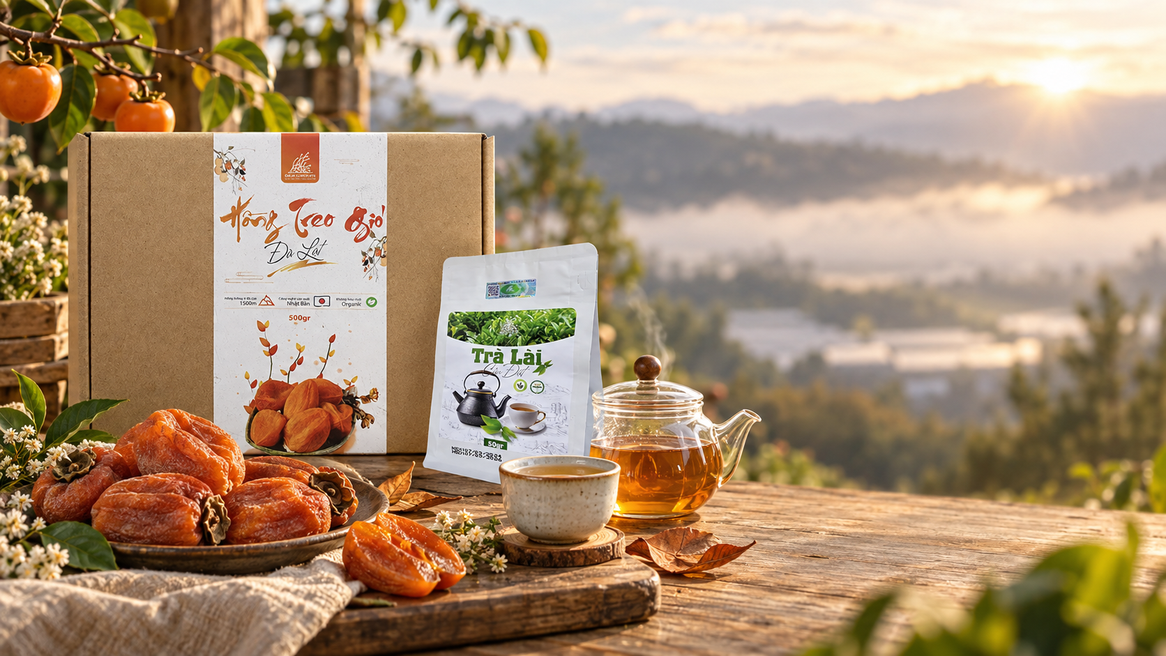 🍂 **HỒNG TREO GIÓ ĐÀ LẠT | VỊ NGỌT CỦA NHỮNG NGÀY SE LẠNH**