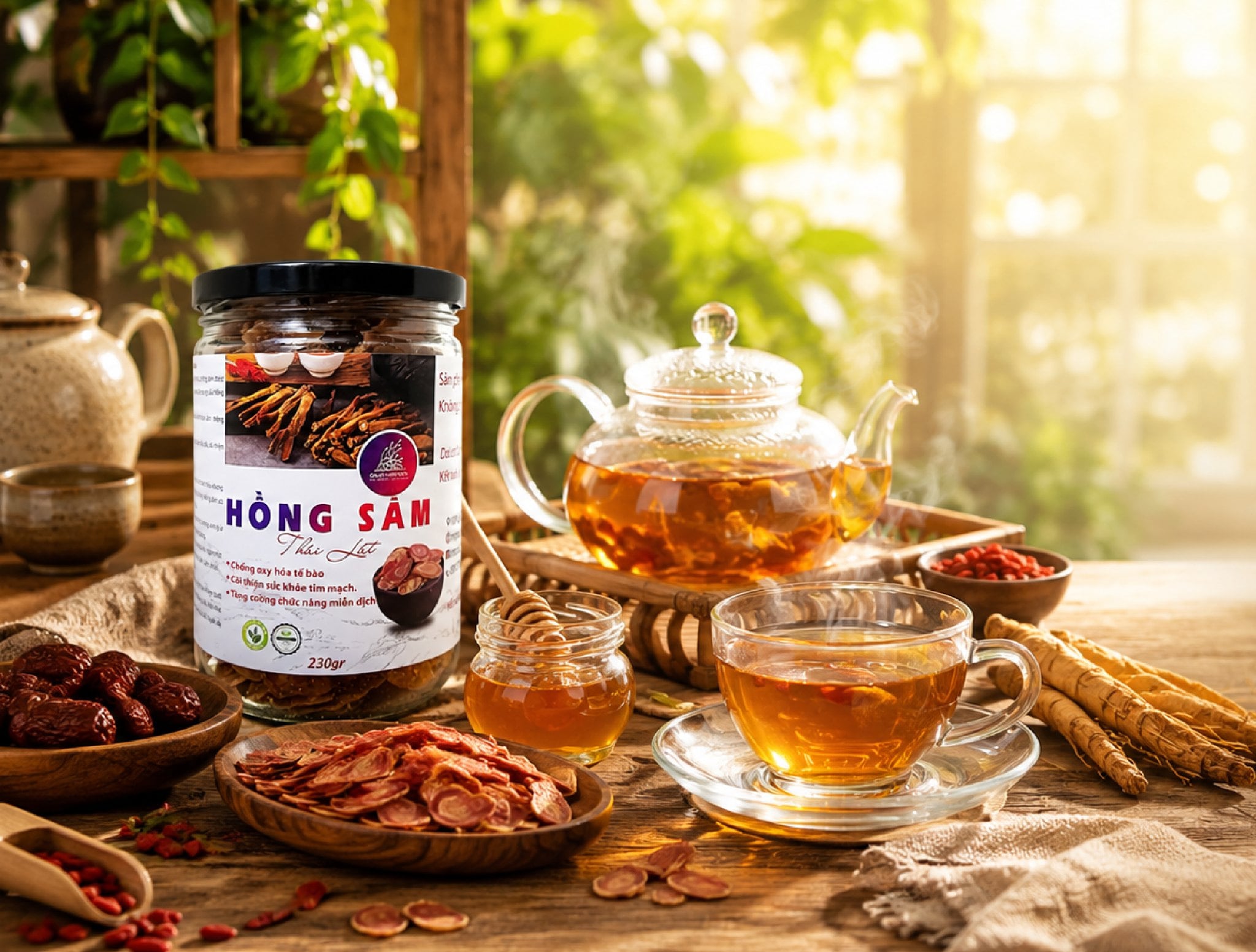 🌿 **HỒNG SÂM THÁI LÁT - TỪNG LÁT SÂM, TỪNG KHOẢNH KHẮC CHĂM SÓC BẢN THÂN**