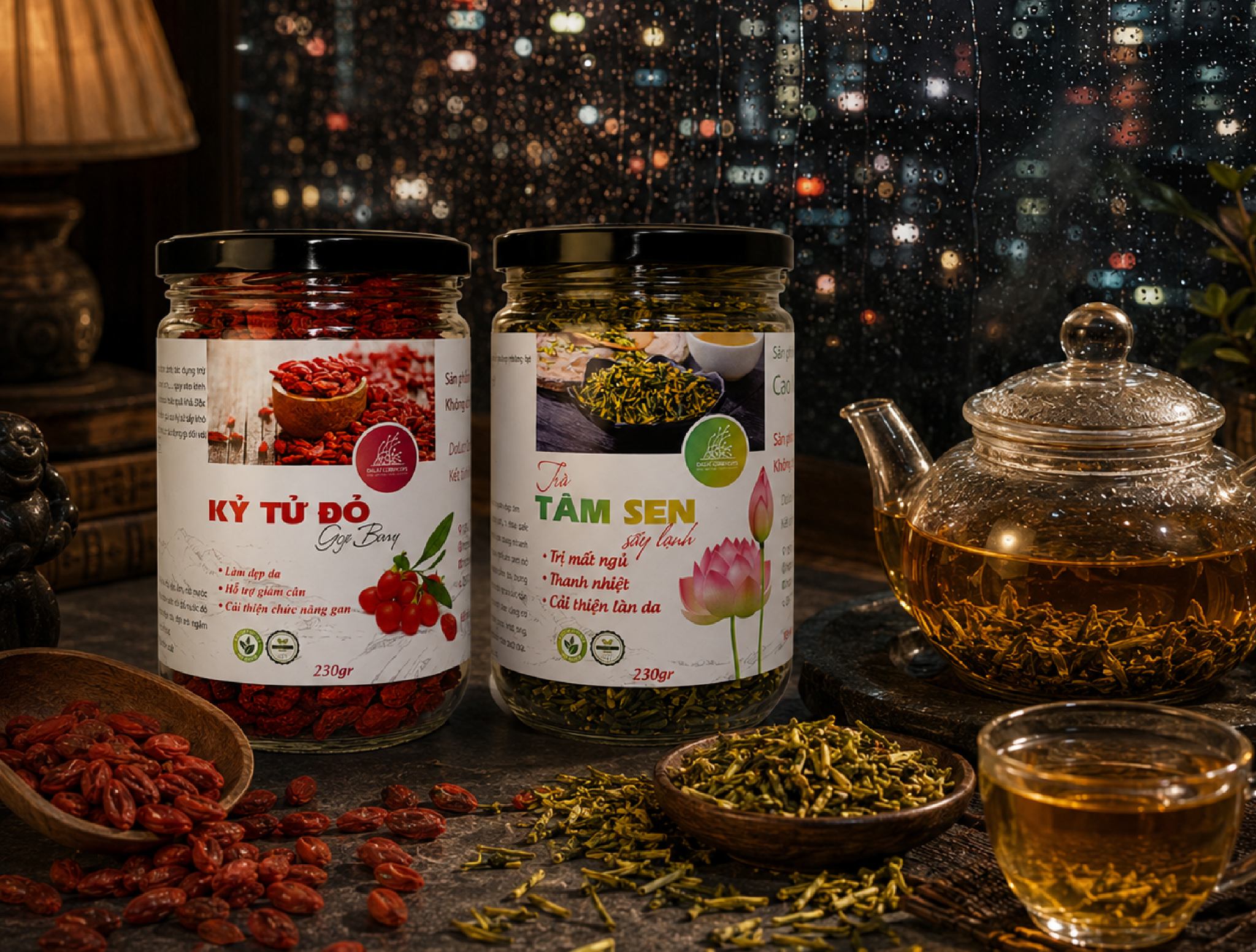 KỶ TỬ ĐỎ & TRÀ TÂM SEN** 🍃✨