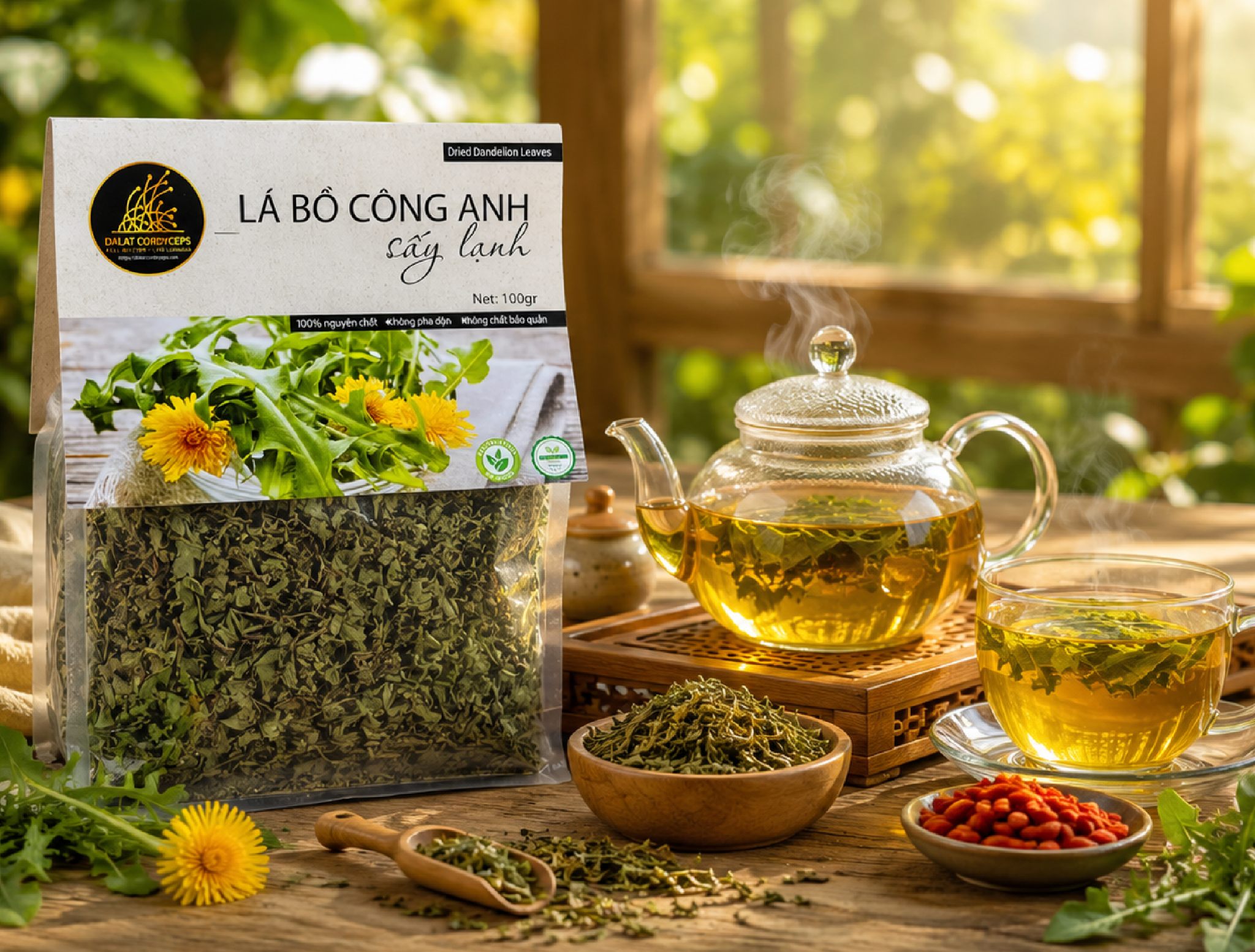 🌿 **TRÀ LÁ BỒ CÔNG ANH SẤY KHÔ - MỘT TÁCH TRÀ NHẸ NHÀNG CHO NHỮNG NGÀY MUỐN SỐNG CHẬM**