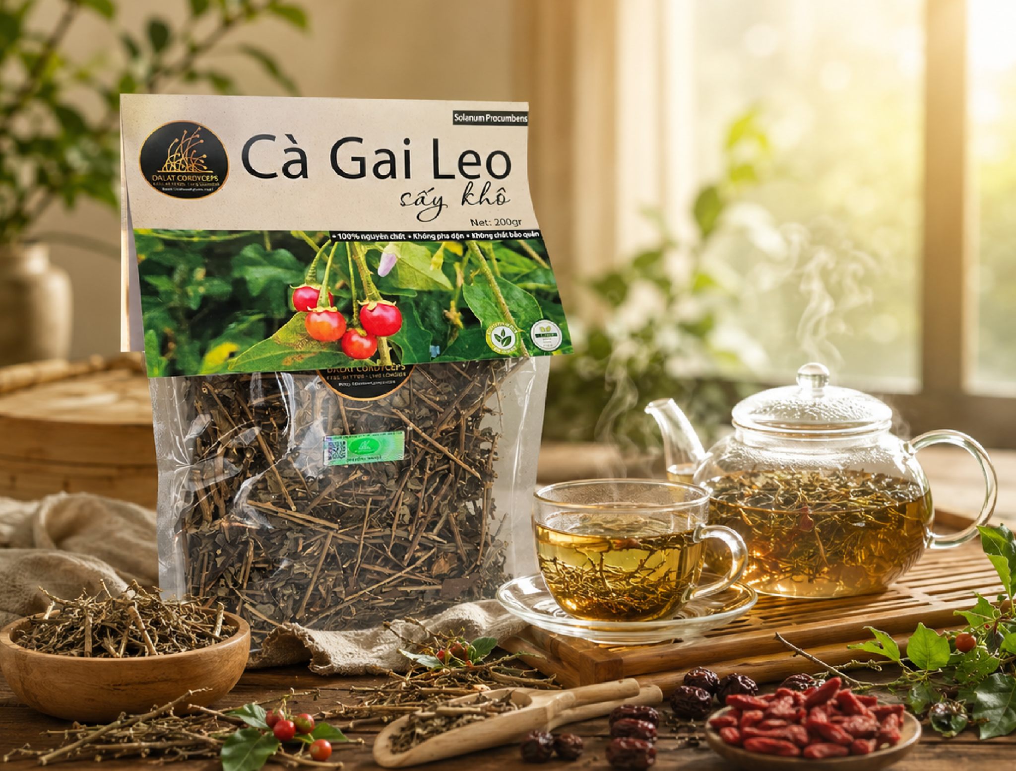 🌿 **CÀ GAI LEO SẤY KHÔ - MỘT TÁCH TRÀ MỘC MẠC CHO NHỮNG NGÀY MUỐN SỐNG CHẬM**