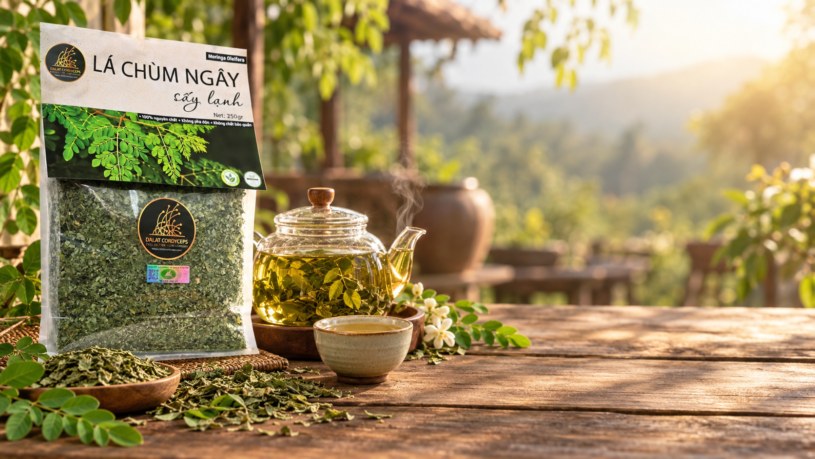 🌿 **LÁ CHÙM NGÂY SẤY KHÔ | TÁCH TRÀ XANH MỘC MẠC MỖI NGÀY** 🌿