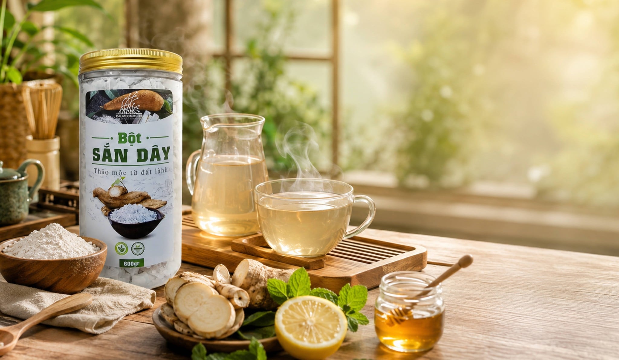 🌿 **BỘT SẮN DÂY - THỨC UỐNG THANH MÁT CHO NHỮNG NGÀY MUỐN SỐNG CHẬM**