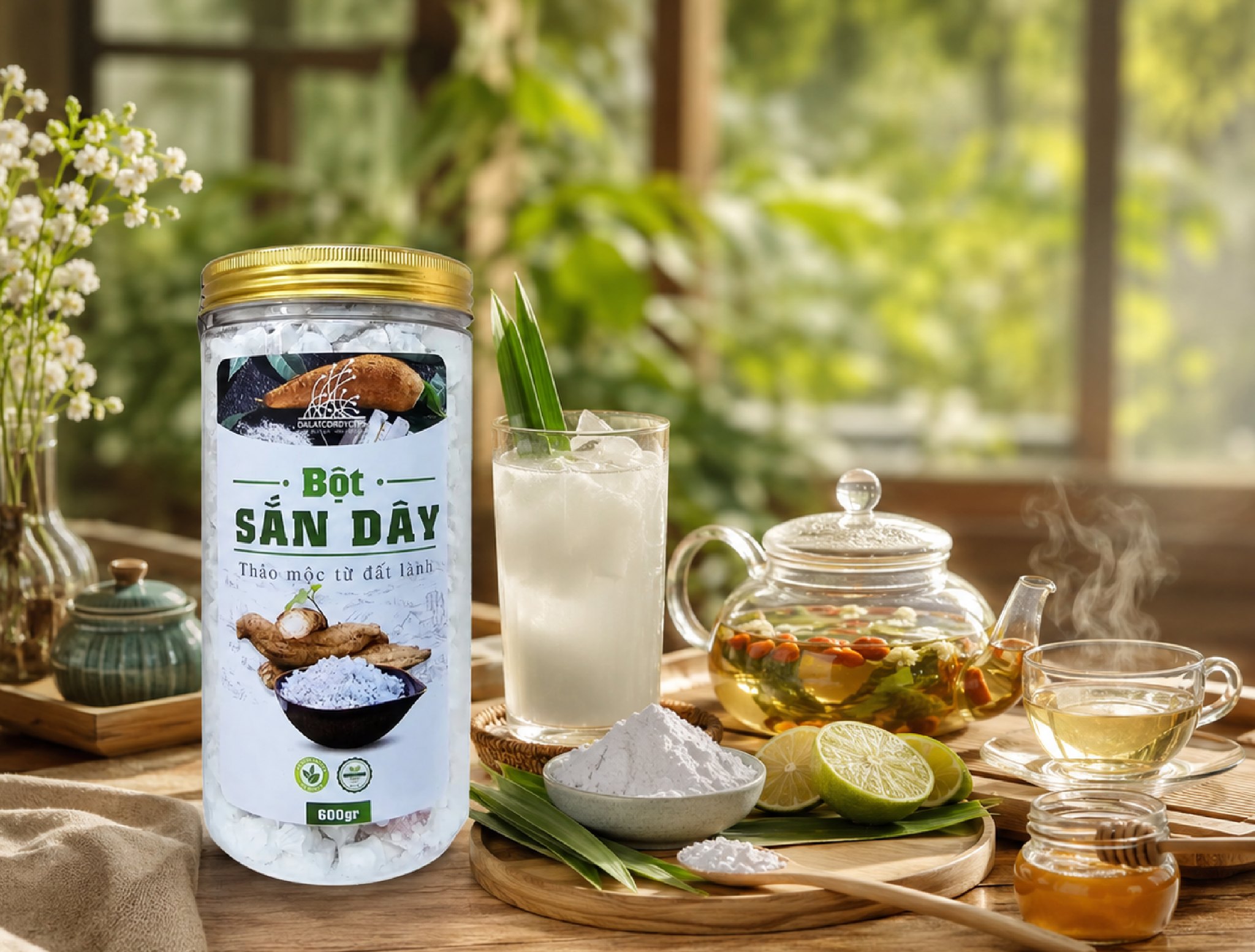 🌿 **BỘT SẮN DÂY - THỨC UỐNG DÂN DÃ, GẦN GŨI CHO MỖI NGÀY THƯ THÁI**