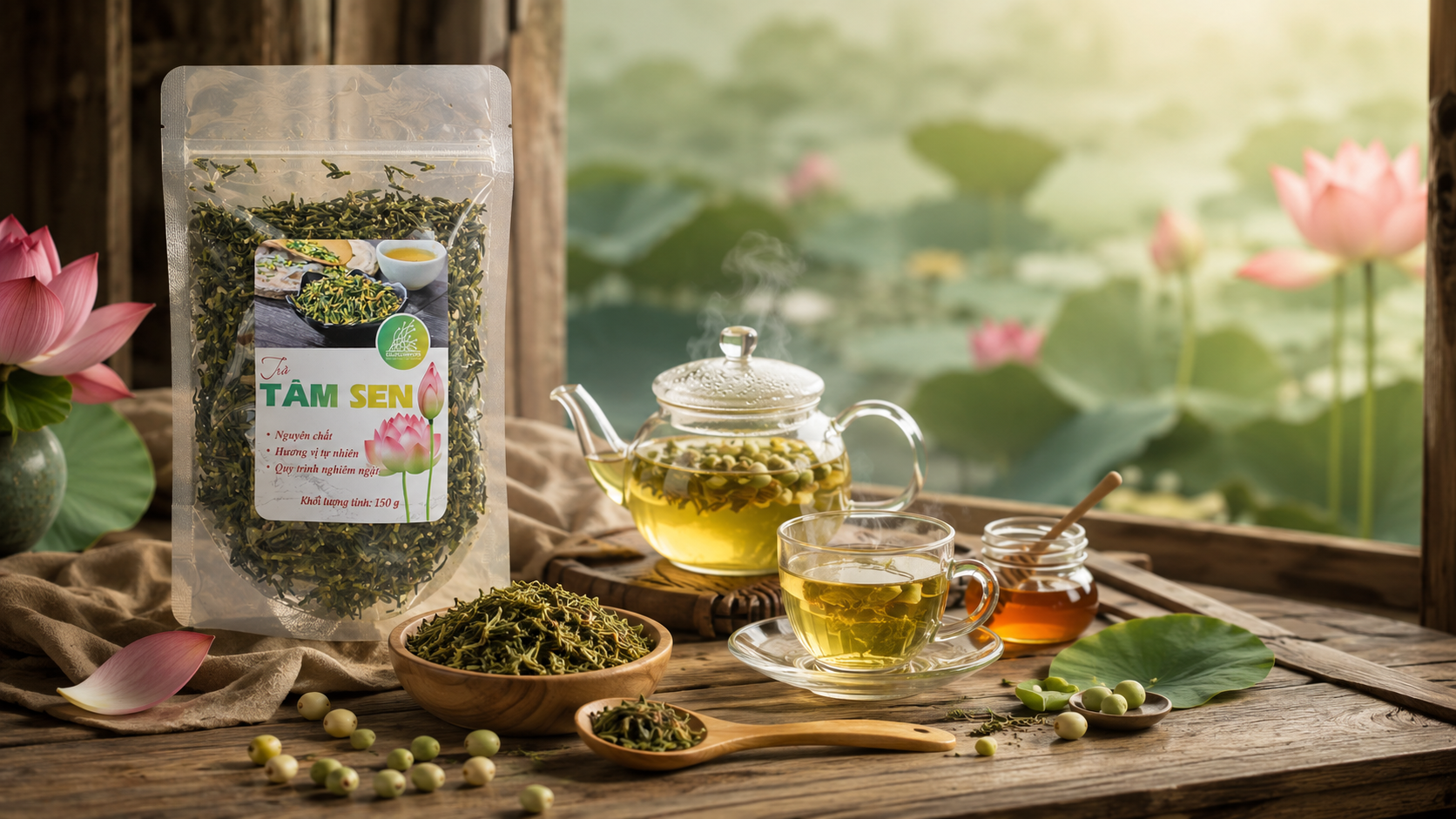 🌿 **TÂM SEN, VỊ ĐẮNG NHẸ CHO NHỮNG KHOẢNH KHẮC MUỐN CHẬM LẠI**