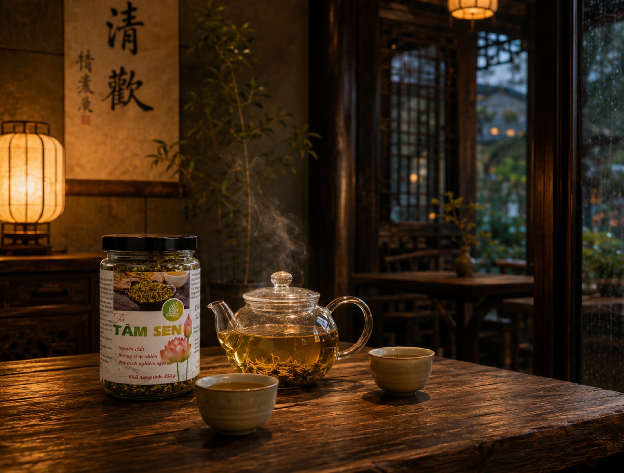 🍃 TRÀ TÂM SEN – Giấc ngủ nhẹ hơn từ một tách trà nhỏ