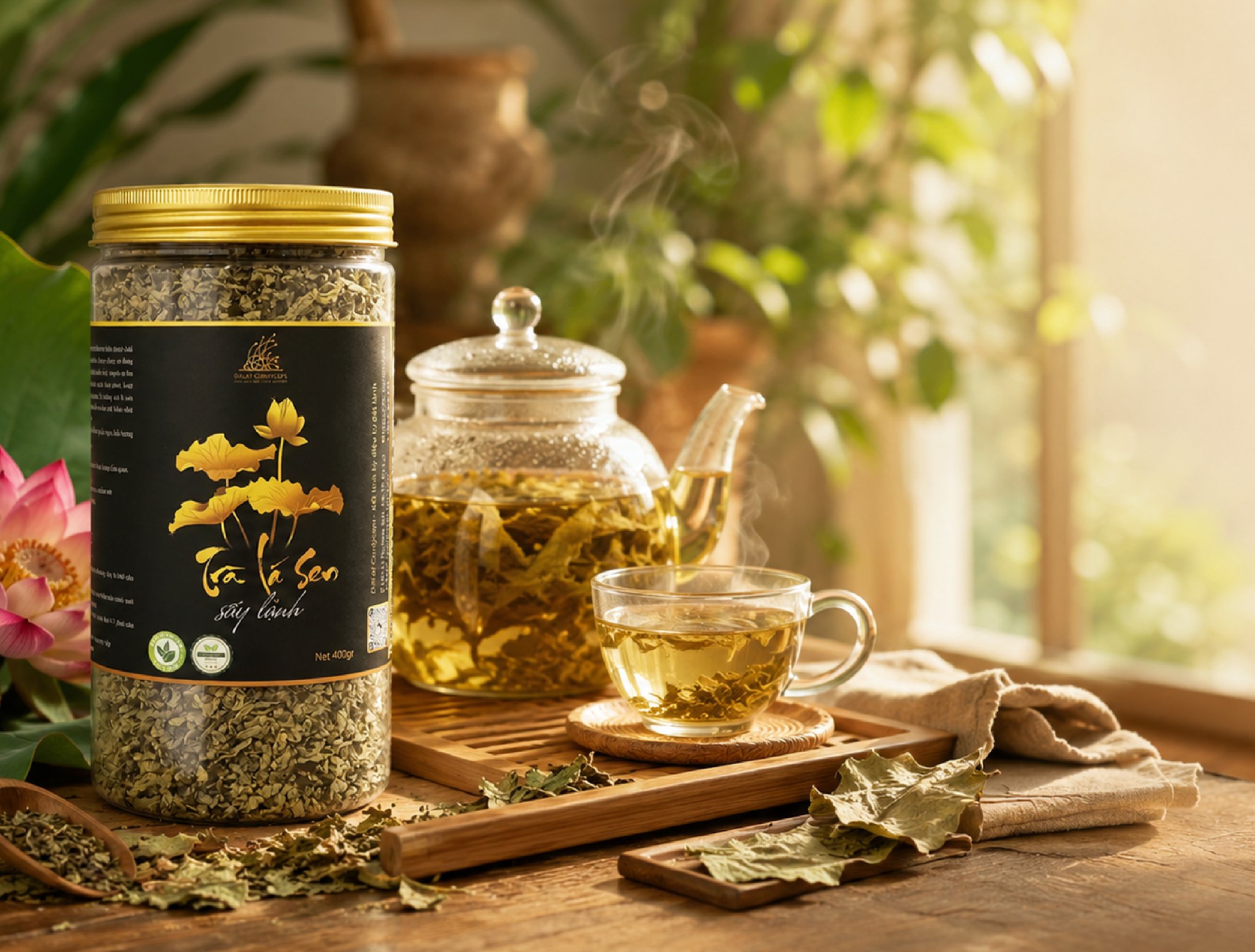 🍃 **TRÀ LÁ SEN - GỬI MỘT CHÚT BÌNH YÊN VÀO TỪNG TÁCH TRÀ**