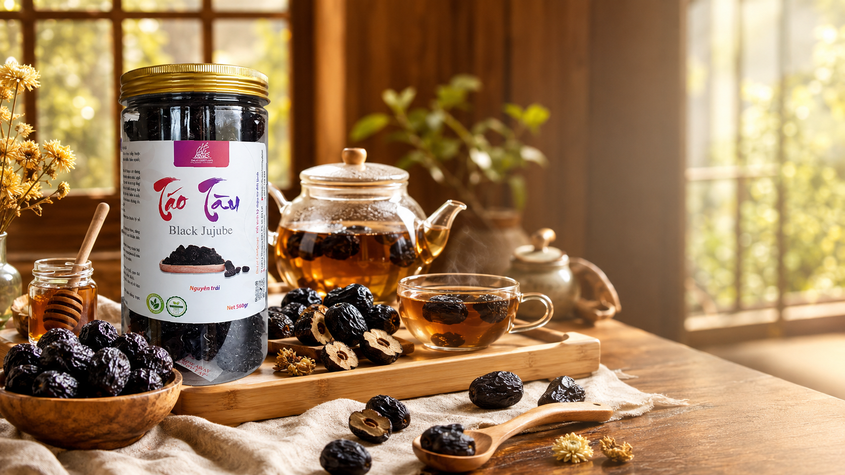 🍎 **TÁO TÀU, VỊ NGỌT MỘC MẠC TRONG NHỮNG TÁCH TRÀ THƯ THẢ**