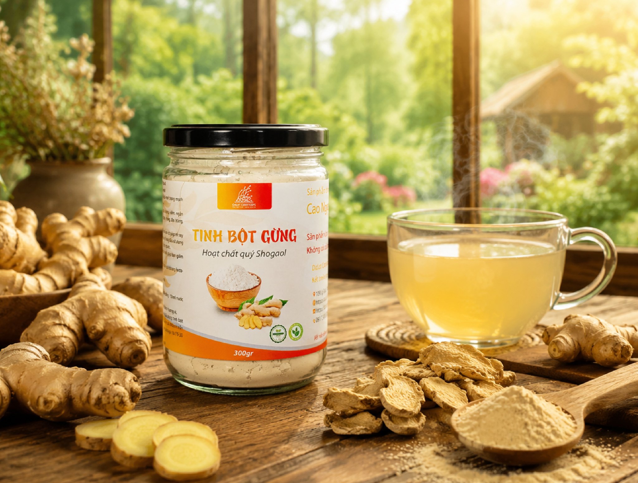 🌿 MỖI SÁNG MỘT LY TINH BỘT GỪNG - THÓI QUEN NHỎ, CẢM GIÁC DỄ CHỊU CẢ NGÀY 🌿
