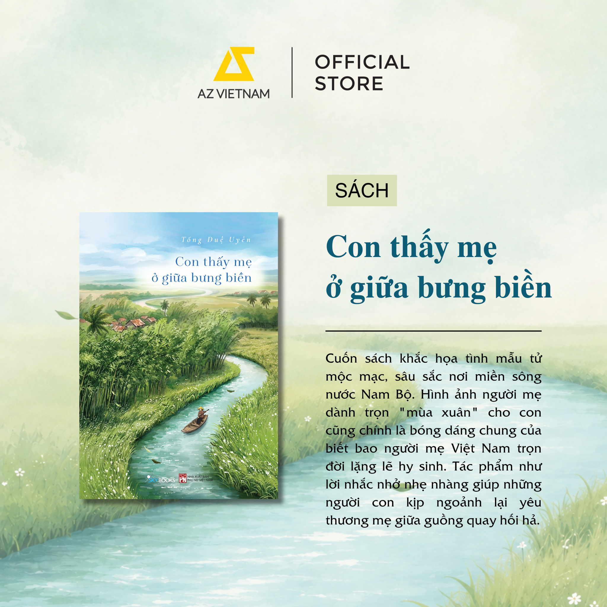 [THÔNG BÁO PHÁT HÀNH SÁCH] CON THẤY MẸ Ở GIỮA BƯNG BIỀN - SÁCH CHỮ