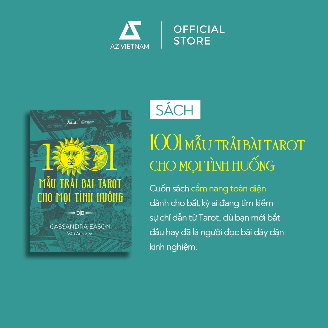 [THÔNG BÁO PHÁT HÀNH SÁCH] 1001 MẪU TRẢI BÀI TAROT CHO MỌI TÌNH HUỐNG - SÁCH CHỮ - BẢN THƯỜNG