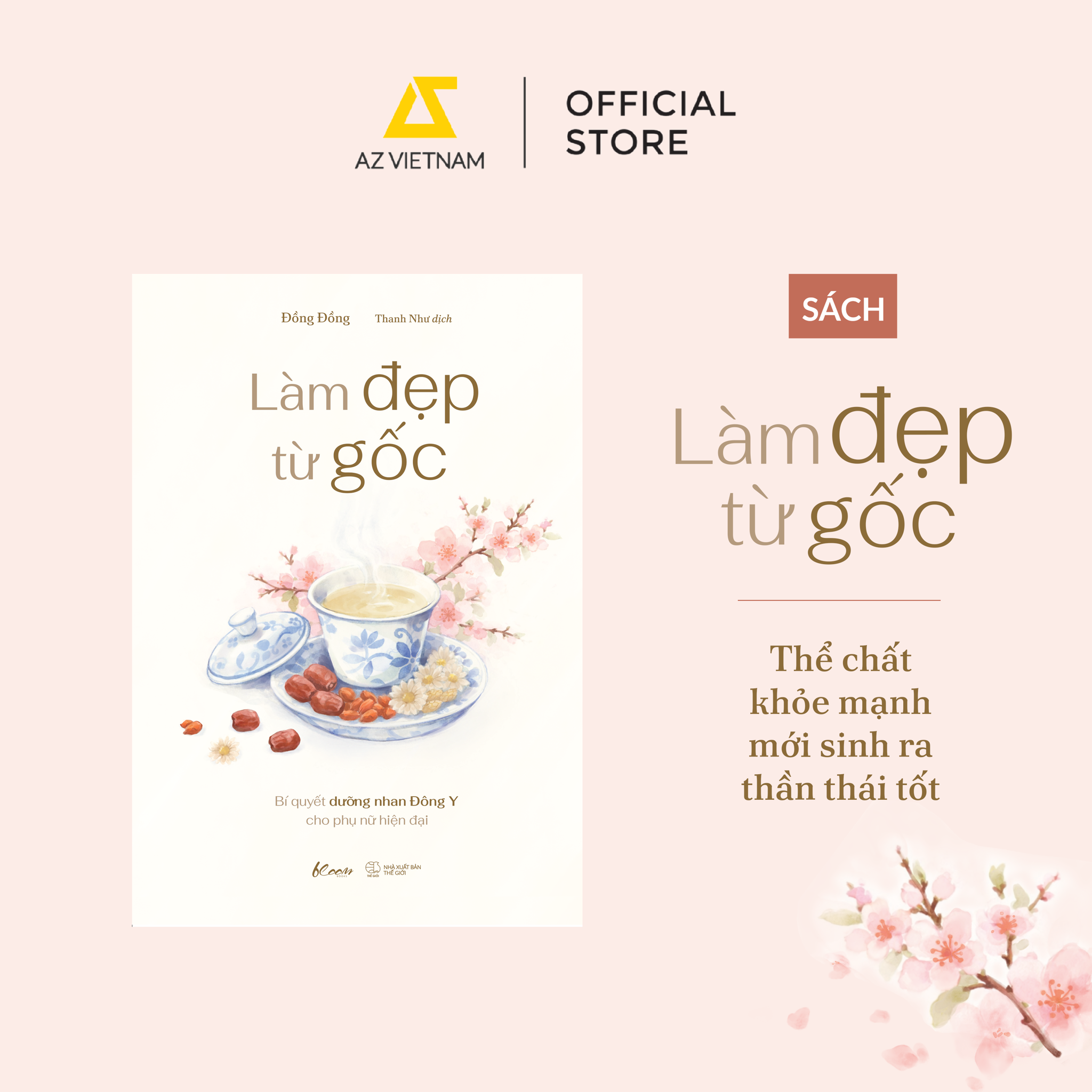 [THÔNG BÁO PHÁT HÀNH SÁCH] LÀM ĐẸP TỪ GỐC - BÍ QUYẾT DƯỠNG NHAN ĐÔNG Y CHO PHỤ NỮ HIỆN ĐẠI - SÁCH CHỮ