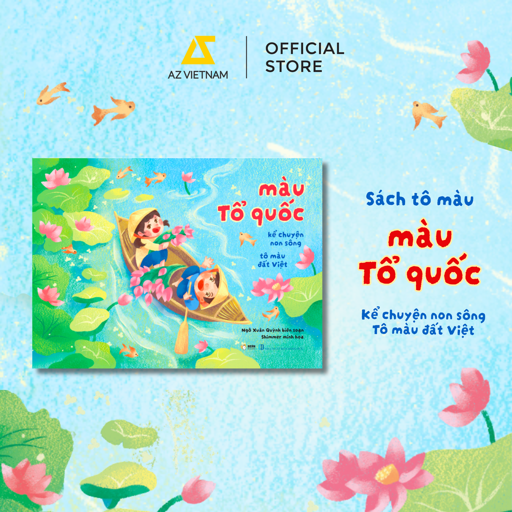[THÔNG BÁO PHÁT HÀNH SÁCH] MÀU TỔ QUỐC - SÁCH THIẾU NHI - SÁCH TÔ MÀU
