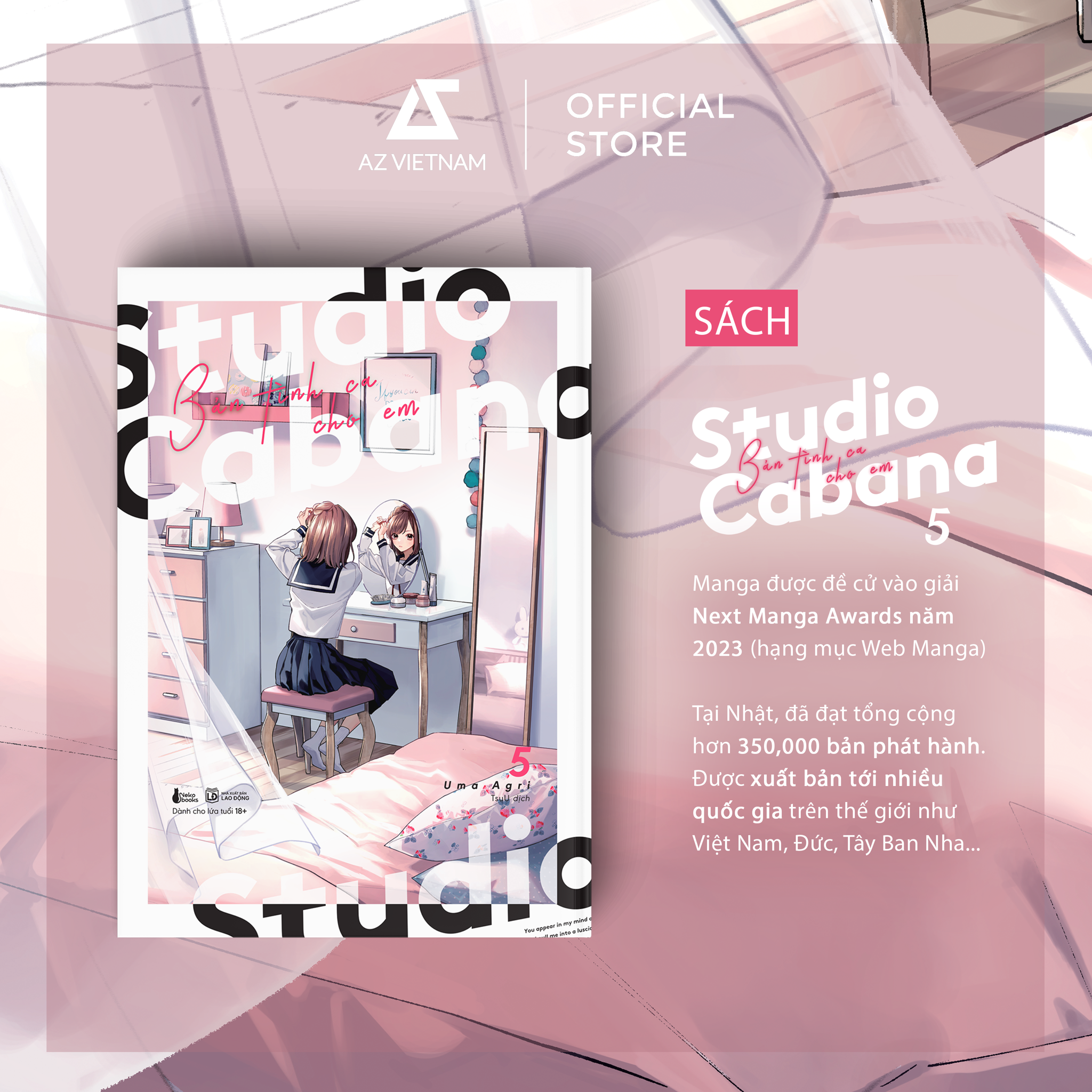 [THÔNG BÁO PHÁT HÀNH SÁCH] STUDIO CABANA - BẢN TÌNH CA CHO EM TẬP 5 - TRUYỆN TRANH