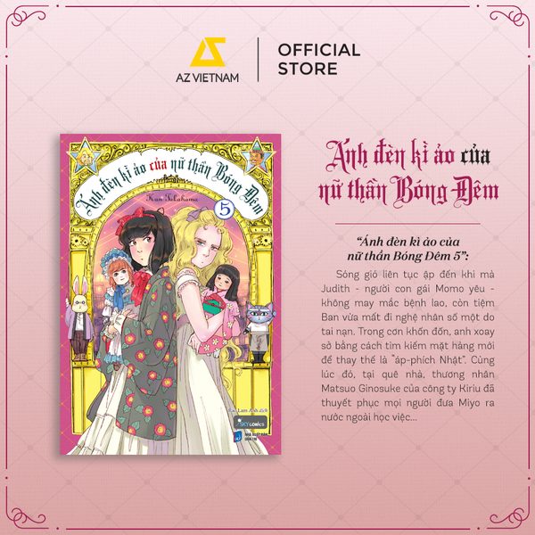 [THÔNG BÁO PHÁT HÀNH SÁCH] ÁNH ĐÈN KÌ ẢO CỦA NỮ THẦN BÓNG ĐÊM (TẬP 5) - SÁCH TRANH