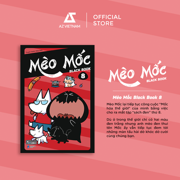 [THÔNG BÁO PHÁT HÀNH SÁCH] MÈO MỐC BLACK BOOK (TẬP 8) - SÁCH TRANH