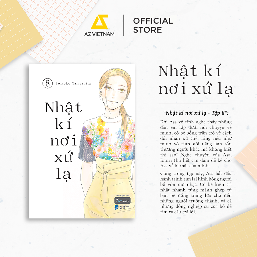 [THÔNG BÁO PHÁT HÀNH SÁCH] NHẬT KÍ NƠI XỨ LẠ (TẬP 8) - SÁCH TRANH