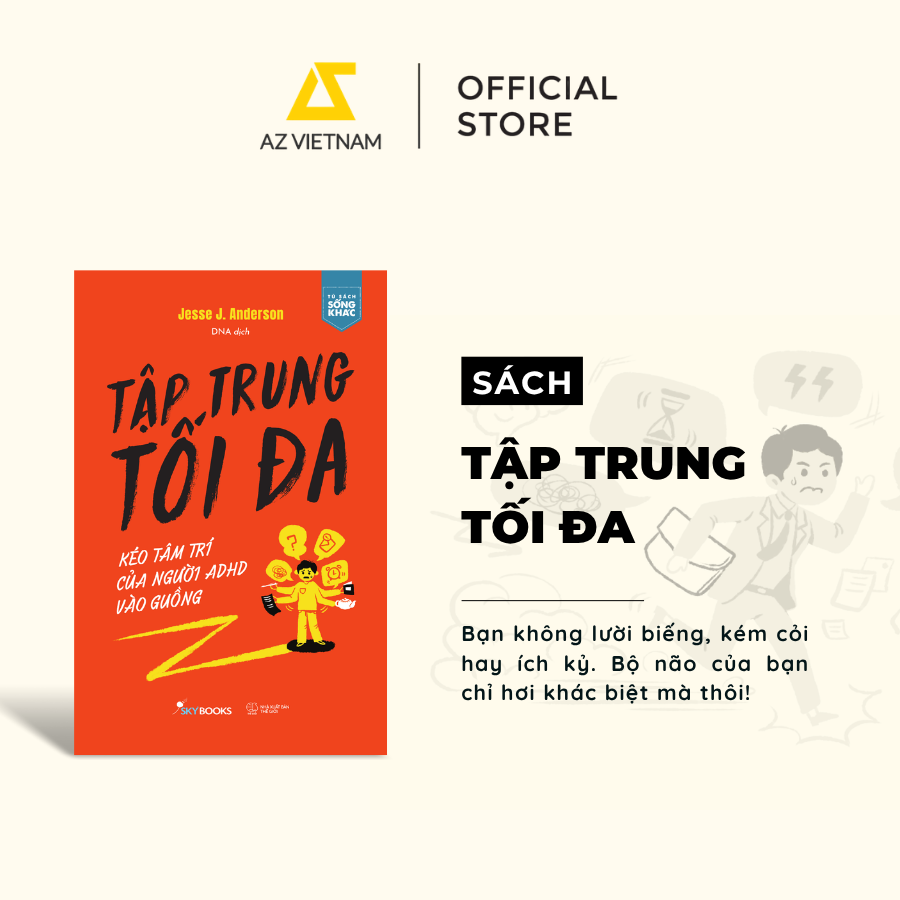[THÔNG BÁO PHÁT HÀNH SÁCH] TẬP TRUNG TỐI ĐA - SÁCH CHỮ