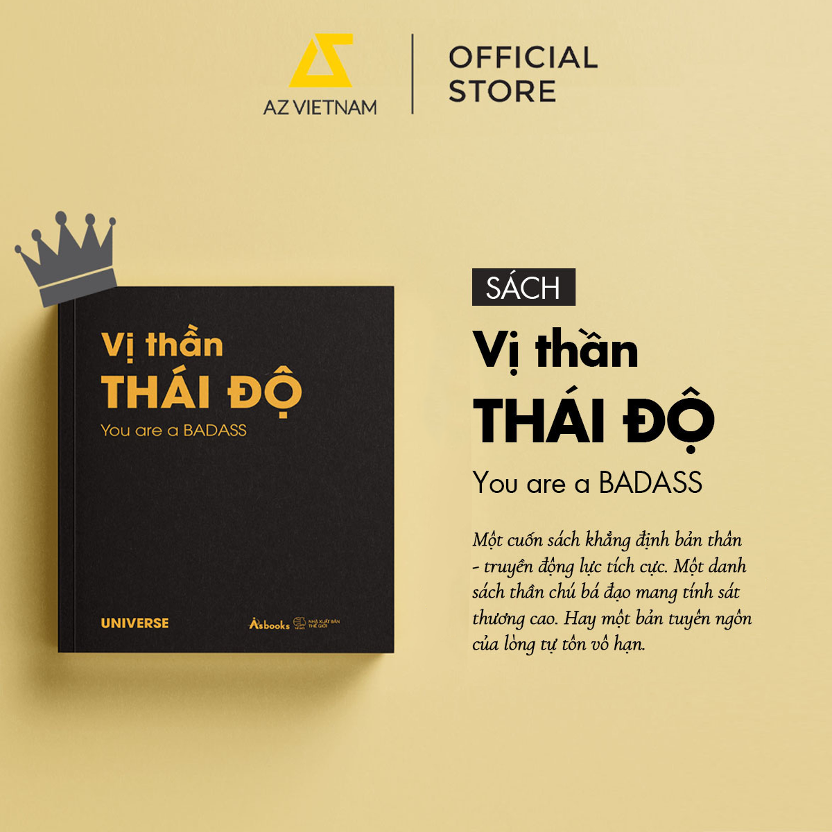 [THÔNG BÁO PHÁT HÀNH SÁCH] VỊ THẦN THÁI ĐỘ - SÁCH CHỮ - BẢN THƯỜNG