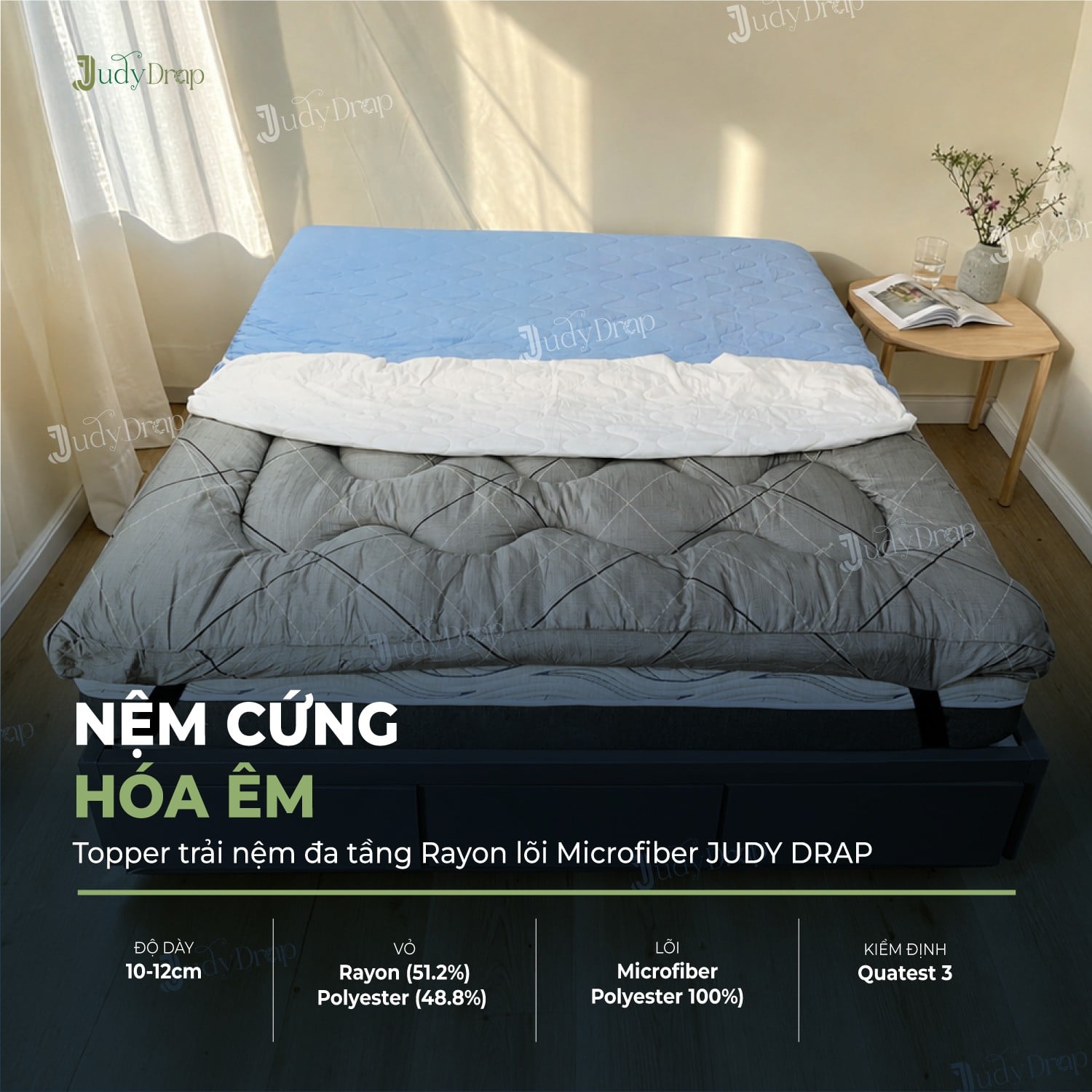 Đau Lưng Nên Nằm Nệm Cứng Hay Dùng Topper Đa Tầng Nâng Đỡ Cột Sống?