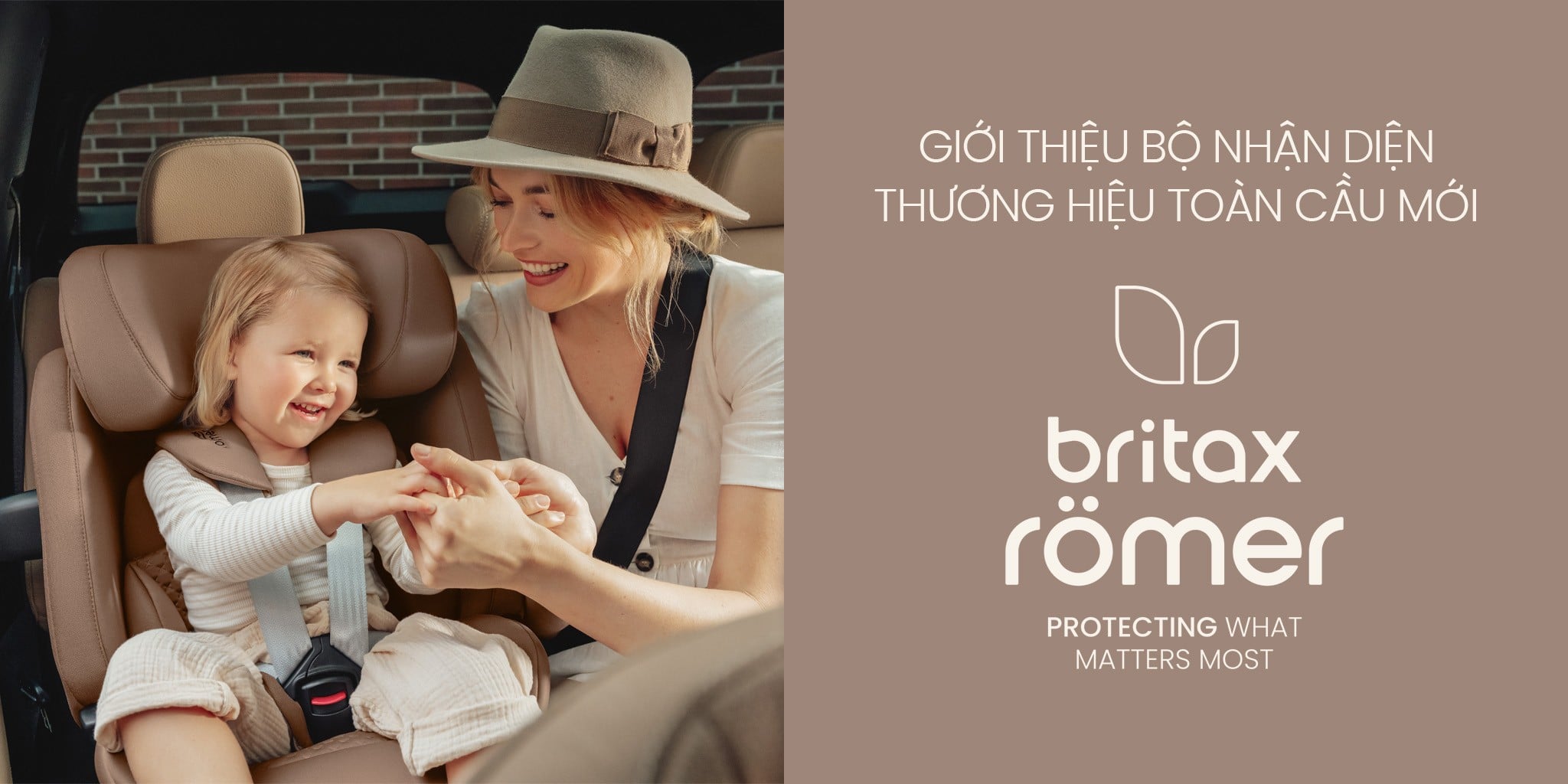Britax Römer ra mắt bộ nhận diện thương hiệu toàn cầu mới: Tinh tế hơn, ấm áp hơn và gần gũi hơn