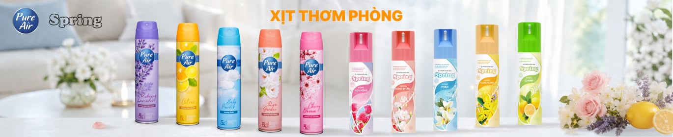 Xịt thơm phòng