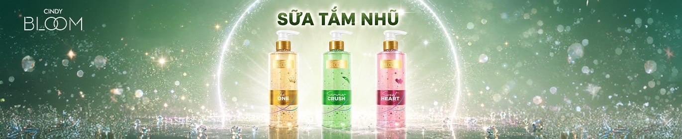 Sữa tắm nhũ Cindy Bloom