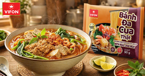 Bánh Đa Cua VIFON 90g – Món Ăn Tiện Lợi Cho Học Sinh, Sinh Viên Và Dân Văn Phòng
