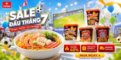 Ăn gì khi xem bóng đá khuya? Gợi ý mì trộn VIFON ngon, nhanh gọn chỉ 5 phút
