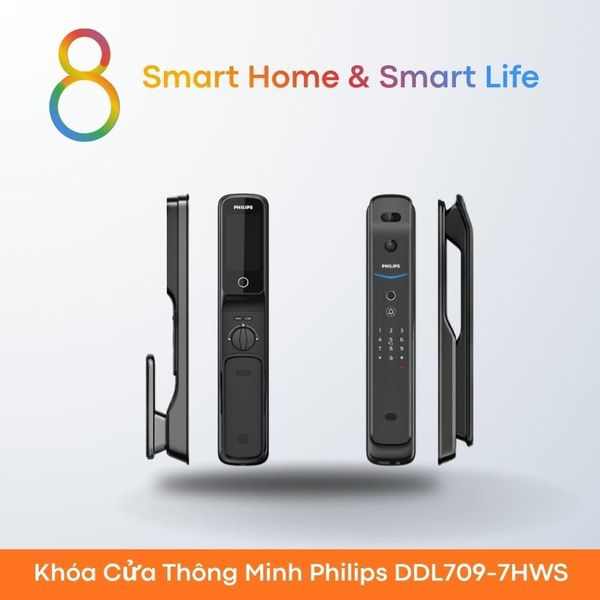 Khóa Cửa Thông Minh Philips DDL709-7HWS - 8Matter