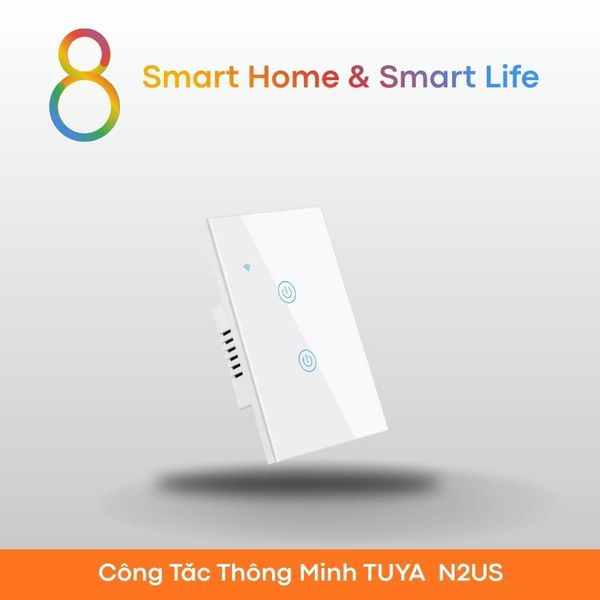 Công Tắc Thông Minh Wifi Tuya Smart Life - Nút Cảm Ứng - 8Matter - SmartHome
