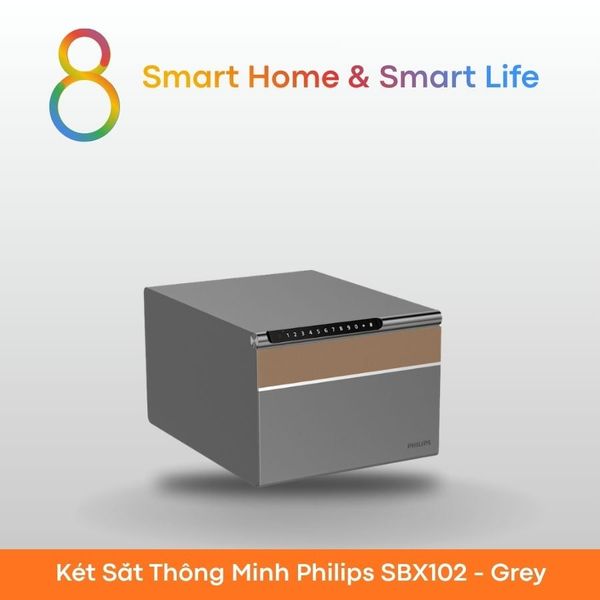 Thùng sắt thông minh philips SBX102-8Matter - SmartHome