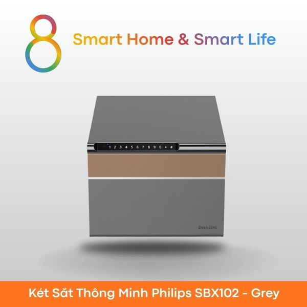 Thùng sắt thông minh philips SBX102-8Matter - SmartHome