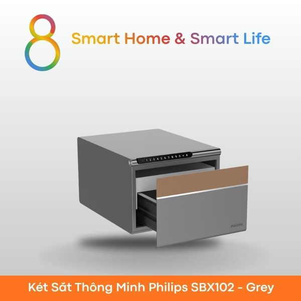 Thùng sắt thông minh philips SBX102-8Matter - SmartHome