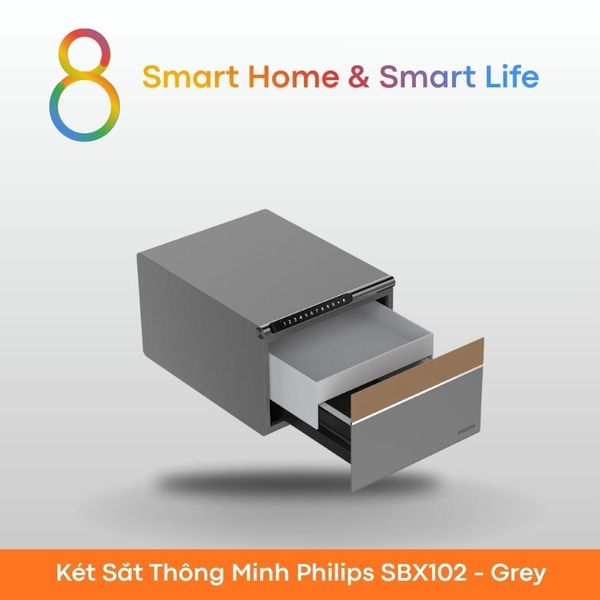 Thùng sắt thông minh philips SBX102-8Matter - SmartHome
