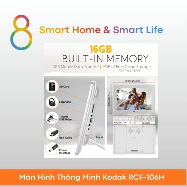 Màn Hình Thông Minh Kodak RCF-106H - 8Matter - SmartHome