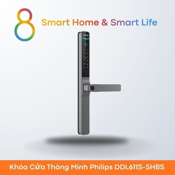 Khóa Cửa Thông Minh Philips DDL611S-5HBS