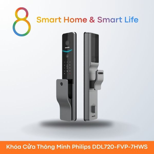 Khóa Cửa Thông Minh Philips DDL720-FVP-7HWS