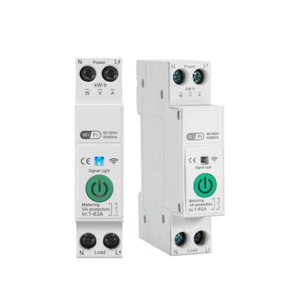 Aptomat Thông Minh một cực Tuya Wifi 63A  - 8Matter - SmartHome
