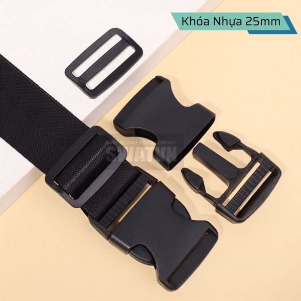 Khóa nhựa 25mm dành cho balo - giải pháp thiết kế chắc chắn và tiện lợi