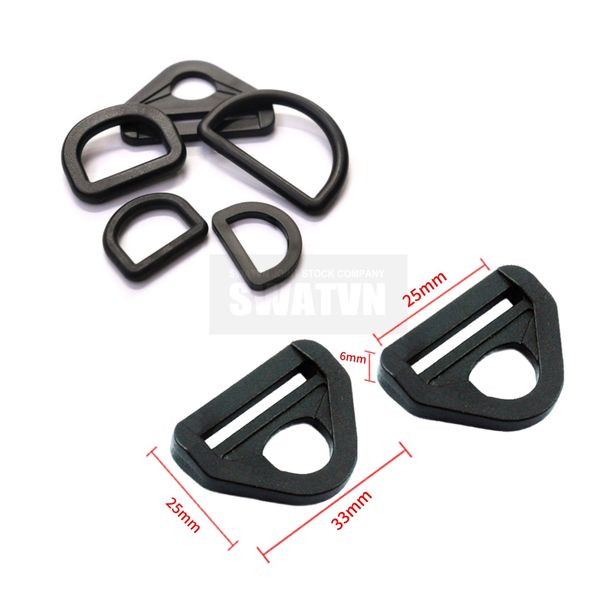 Cung cấp khoen chữ D nhựa chất lượng cao cho ngành balo và túi xách