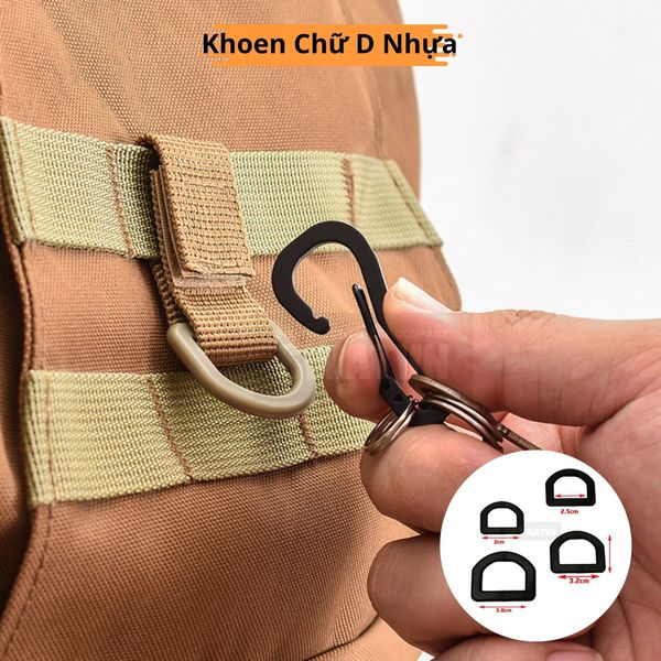 khoen nhựa chữ D