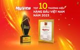 VINH DANH MYVITA TOP 10 THƯƠNG HIỆU HÀNG ĐẦU VIỆT NAM 2023