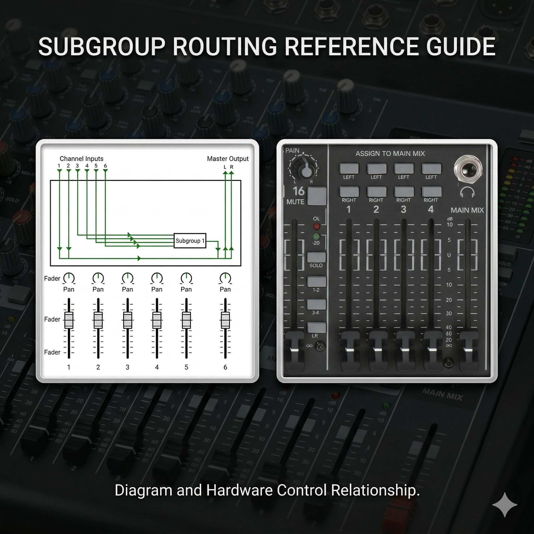 Group/Subgroup Faders: 