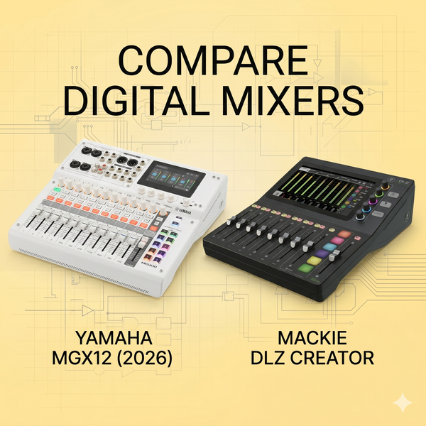 Mackie DLZ Creator và Yamaha MGX12: Bước Nhảy Vọt Của Công Nghệ Mixer Digital 2026