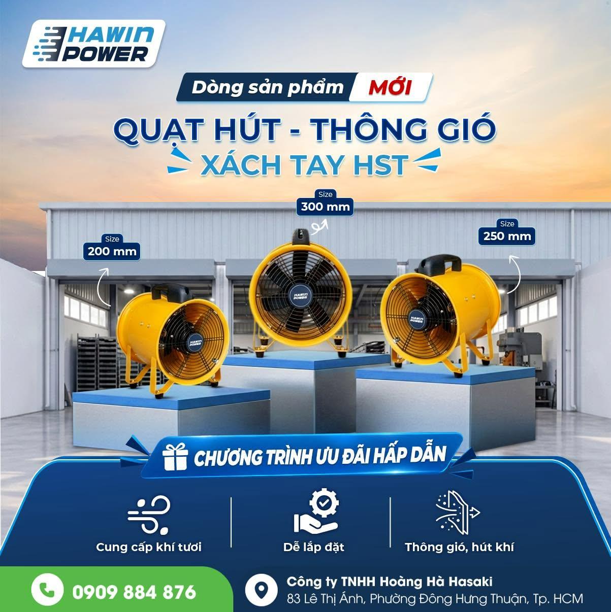 Quạt Hút - Thông Gió Xách Tay HST Là Gì? Ứng Dụng Thực Tế Ra Sao?