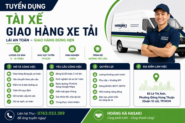 TÀI XẾ GIAO HÀNG XE TẢI