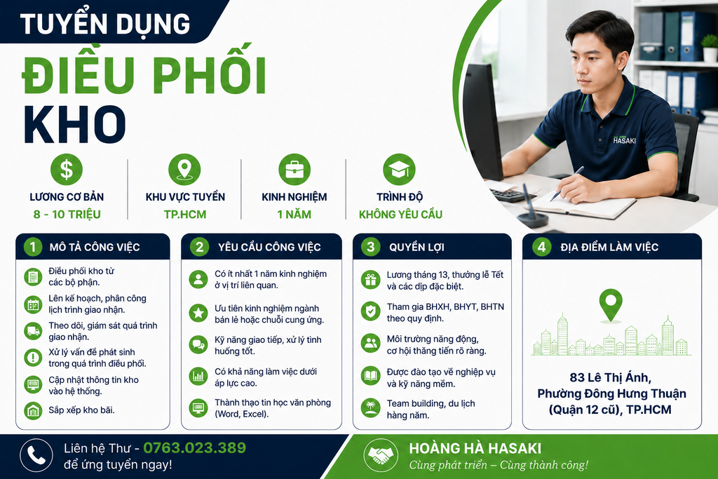 ĐIỀU PHỐI KHO