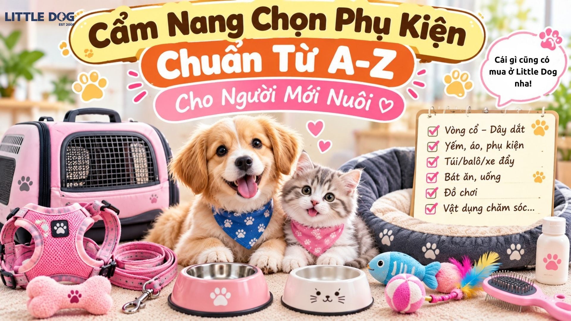 Cẩm Nang Chọn Phụ Kiện Chuẩn Từ A-Z Cho Người Mới Nuôi