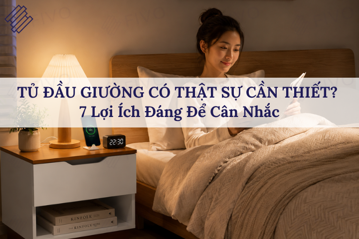Tủ Đầu Giường Có Thực Sự Cần Thiết? 7 Lợi Ích Đáng Để Cân Nhắc